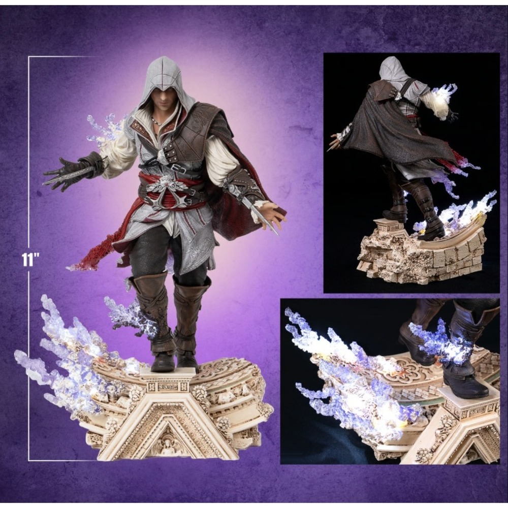 PureArts Assassin's Creed II Animus Ezio 1/8 Scale Statue Ubisoft Figure New Box